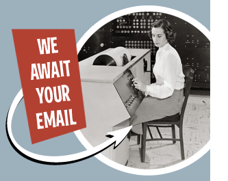 we await your email